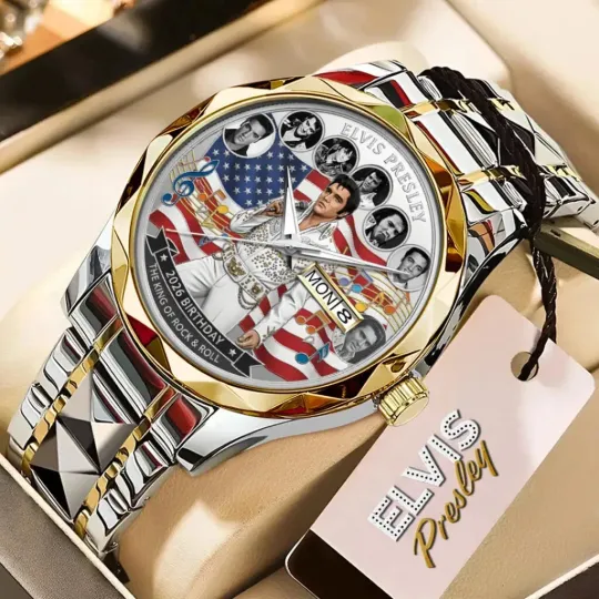Discover Elvis Presley Stainless Steel Men's Watch