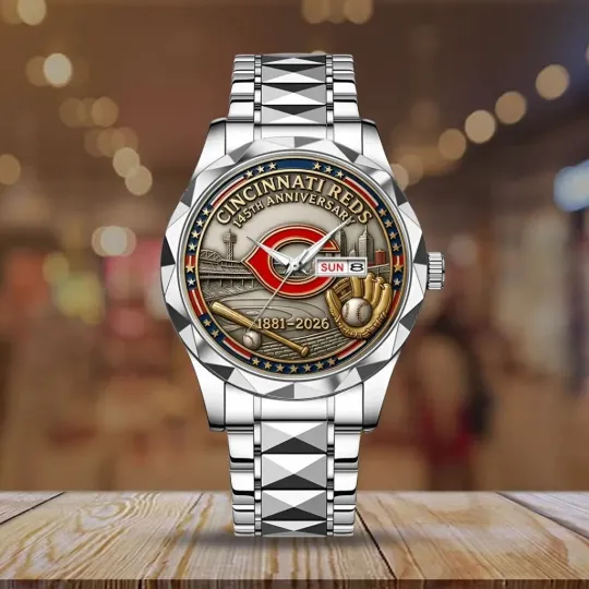 Discover Reds 145th Anniversary Alloy Quartz Watch for Men