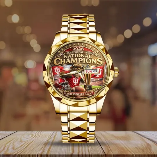 Discover Hoosers Football 2025 Alloy Men's Quartz Watch