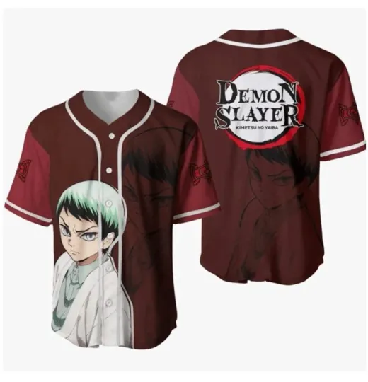 Discover demon Yushiro Anime Adult Baseball Jersey Shirt