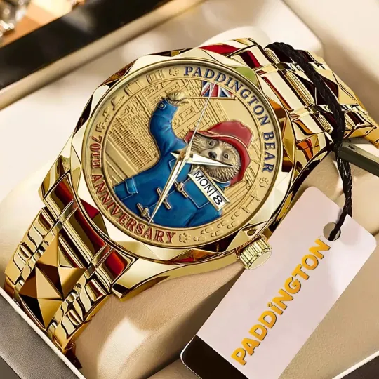 Discover PADD BEAR 70th Anniversary Alloy Quartz Watch for Men