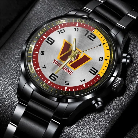 Discover Washington Football Team Commanderss Black Fashion Watch Gifts For Sport Fans AZ