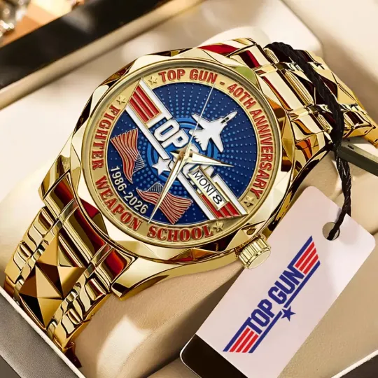 Discover Top Gun 40th Anniversary Alloy Luxury Quartz Watch
