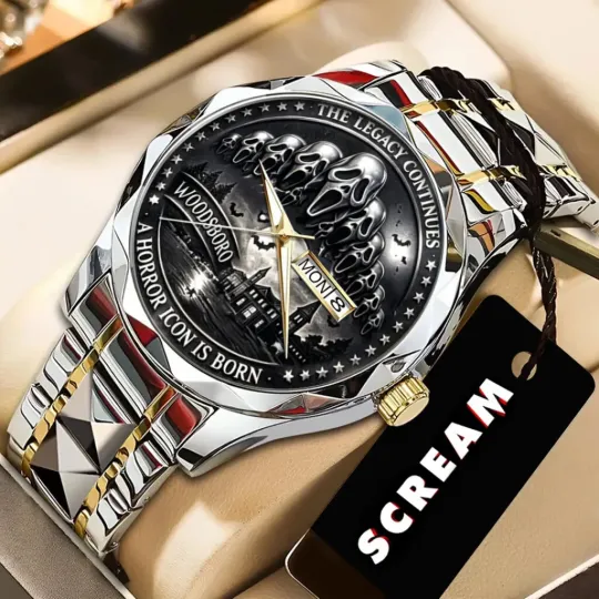 Scream Alloy Luxury Quartz Watch