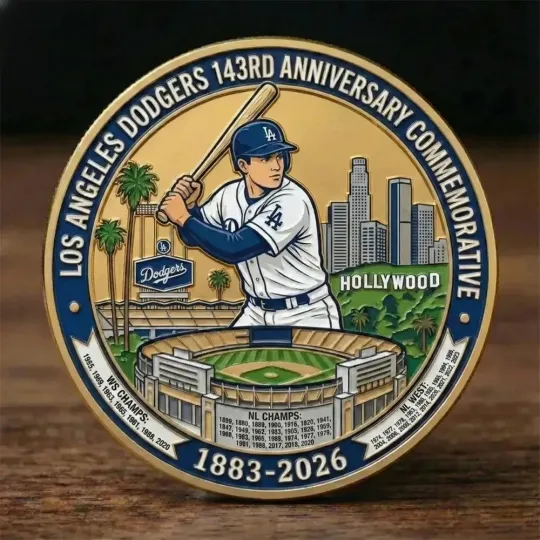 Discover Los Angeles 143rd Anniversary Coin 1883 2026