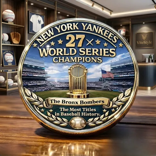 Discover New York Yankees 125th Anniversary Coin
