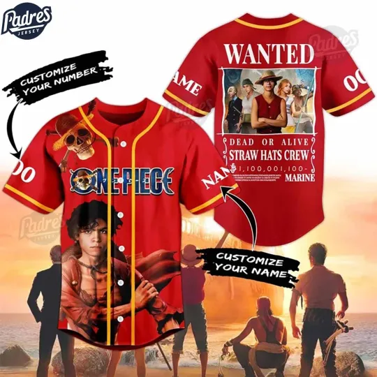 Custom Movie One Piece Baseball Jersey Shirt