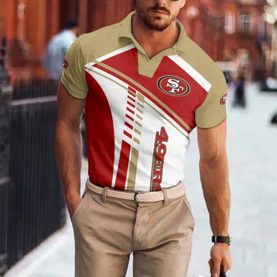 Discover San Francisco Football Team 49erss Polo T-shirt BGPLS109, Unisex Adults, S-5XL