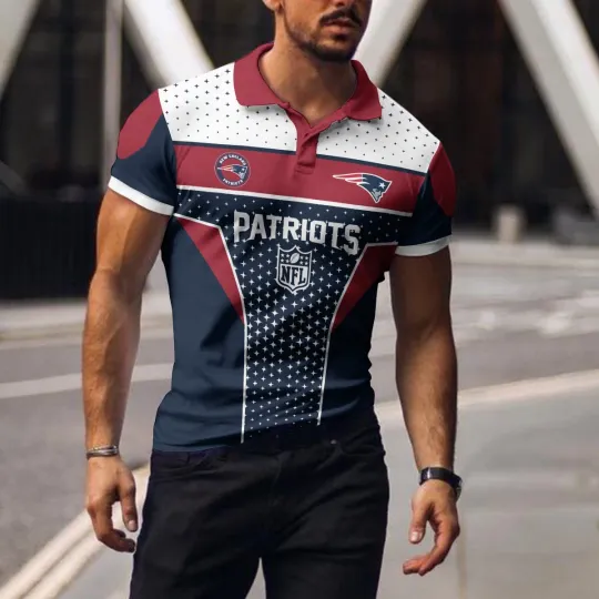 Discover New England Football Team Patriotss Polo T-shirt Unisex Adult, Size S-5XL