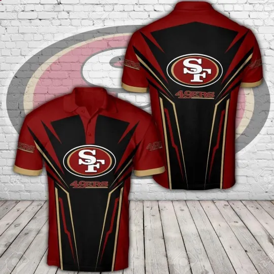 Discover San Francisco Football Team 49erss Polo T-Shirt 004 Unisex Adult, Size S-5XL