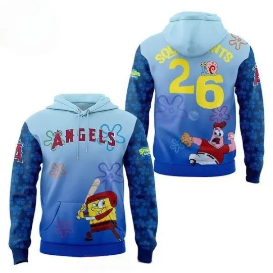 Discover Los Angeles Baseball 2026 3D Hoodie with Cartoon Sea Night Design