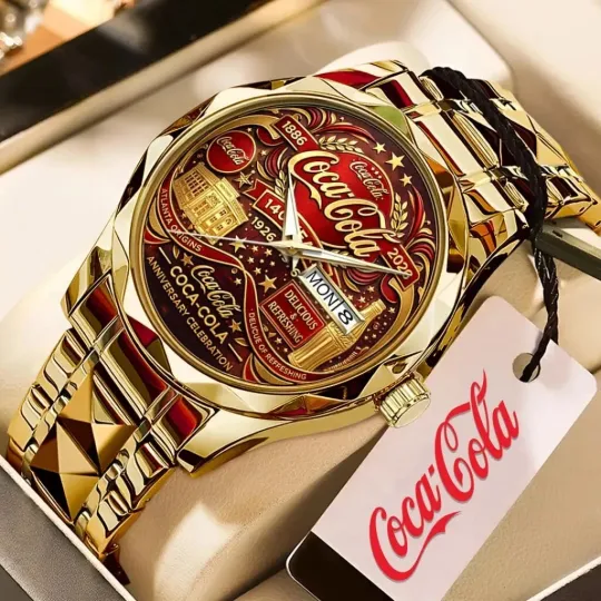 Discover Coca-Cola 140th Anniversary 2026 Alloy Luxury Quartz Watch