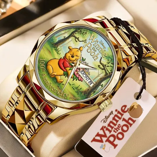 Discover Winnie-the-Pooh 100th Anniversary Alloy Luxury Quartz Watch