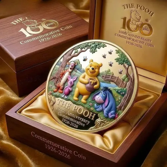 Discover The Pooh 100th Anniversary Commemorative Coin