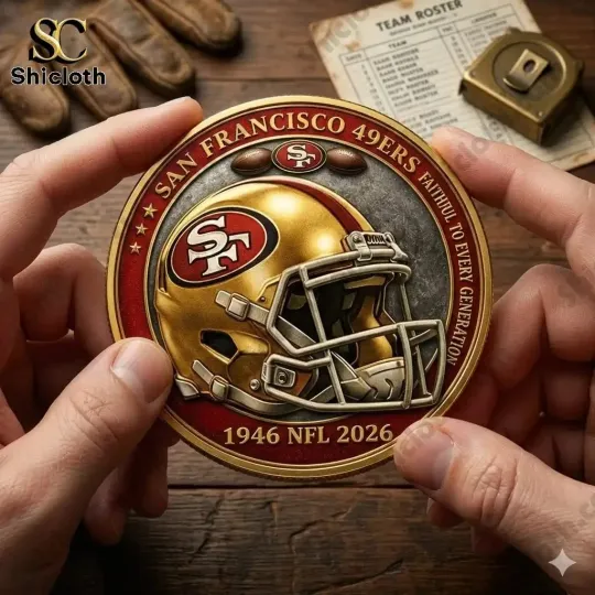 49ers 80th Anniversary Edition Coin