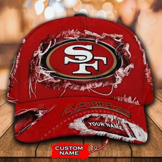 Discover Custom Name San Francisco Football Team 49erss Cap For Fans