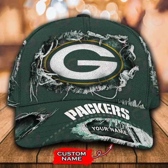 Discover Custom Name Green Bay Football Team Packerss Cap For Fans