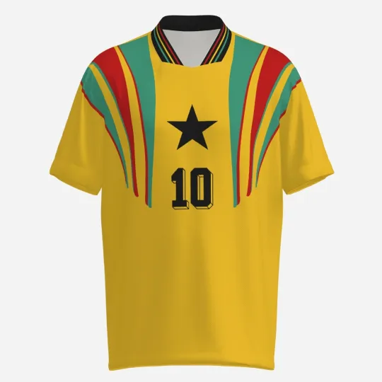 Discover Ghana 1996 Home Football Jersey Replica Retro Sublimation