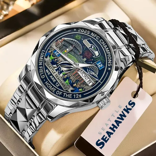 Seahawks Alloy Stainless Steel Men's Watchc