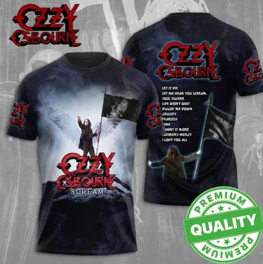 Discover Ozzy Double Sided 3D AOP 3D T SHIRT FULL SIZE