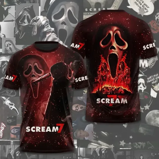 Discover Scream 3D Shirt
