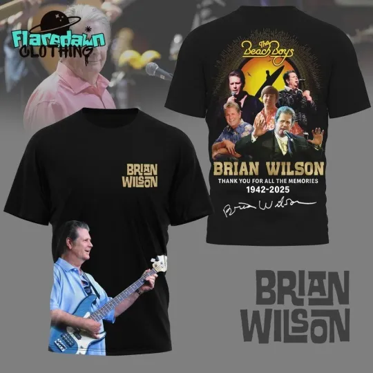 Discover Brian Wilson The Beach Boys MEMORY 3d  Gift For Fans