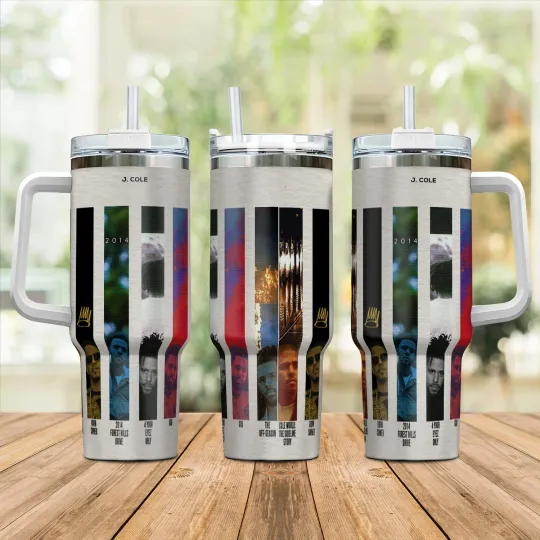 Discover New Popular j cole  tumbler 40oz With hands Gift For Fans  SS222