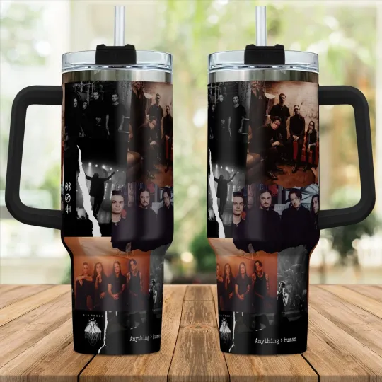 Discover New Popular Bad Omens Tumbler 40Oz Gift For Fans  SS269