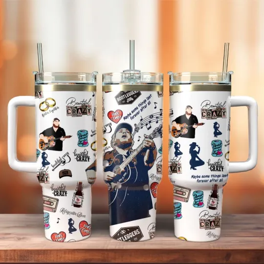 Discover Hot Lukee Comb Singer Music Tumbler 40oz With Handle Gift For Fans  SS156