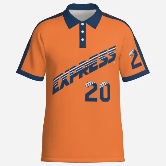 Discover Detroit Express - soccer jersey playera Retro shirt, 1970 orange francis replica