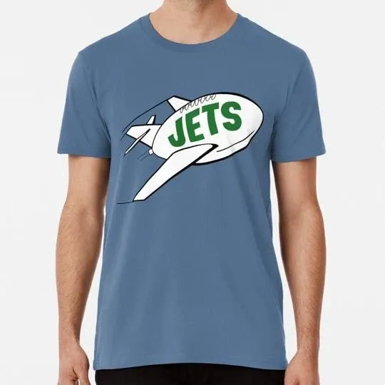 Discover Jets Retro Football T-Shirt Men and Women