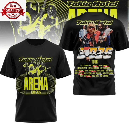 Discover Tokio Hotel Arena Tour 2026 Shirt