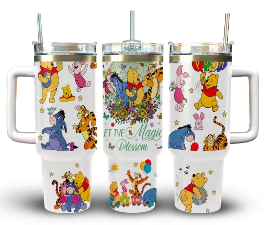 Discover New Popular 40oz Tumbler-Winne the Pooh-Magic-Friends-Gift Gift For Fans  SS118