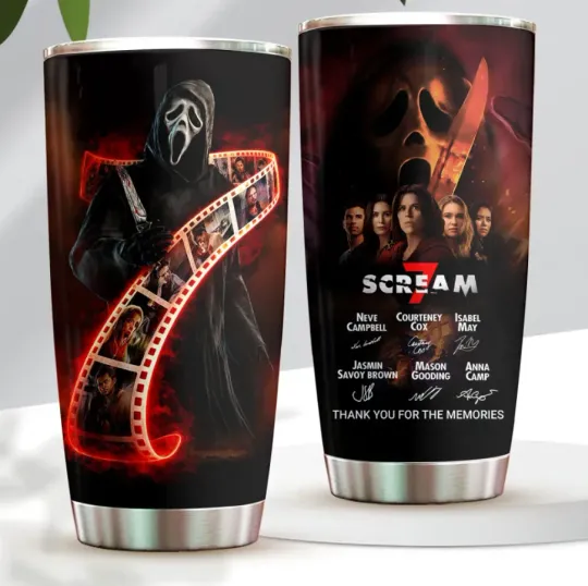 Discover Scream 7 30Th Anniversary Thank You Tumbler Cup