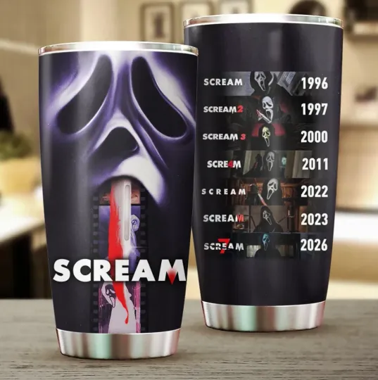 Discover Scream 30Th Anniversary 2026 Tumbler Cup For Fans