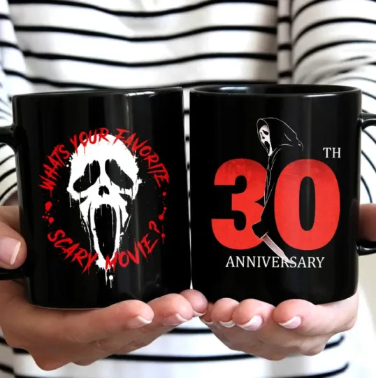 Discover Scream 30Th Anniversary Ceramic Mug For Fans