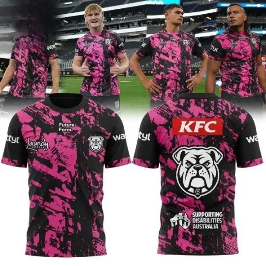 Discover Canterbury-Bankstown Bulldogs 2026 Dynasty Sports T-Shirt