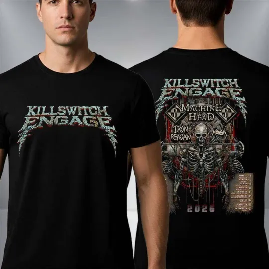 Discover Killswitch Engage US Tour 2026 Venue Dates Schedule Unisex T-Shirt