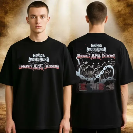 The Hounds Of The Underground Tour Dates Poster Across USA 2026 T-Shirt
