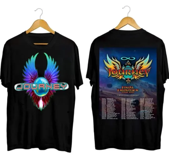 Discover Journey Band Final Frontier Tour 2026 T-Shirt Rock Concert Tee