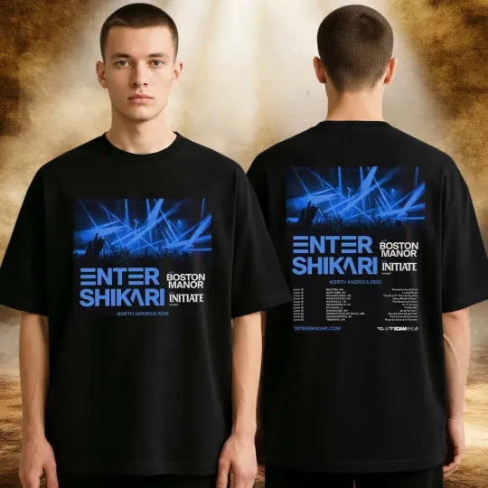 Discover Enter Shikari Tour Dates Poster North America 2026 Across USA & Canada T-Shirt