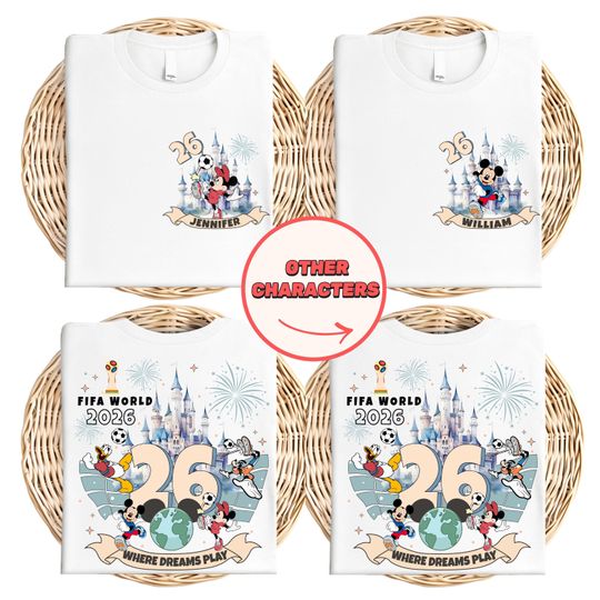 Discover Mickey and Friends FIFA World 2026 Shirt, Disney Soccer World Cup 2026 T-Shirt, Where Dreams Play Football Tees, Disney Sports Sweatshirt
