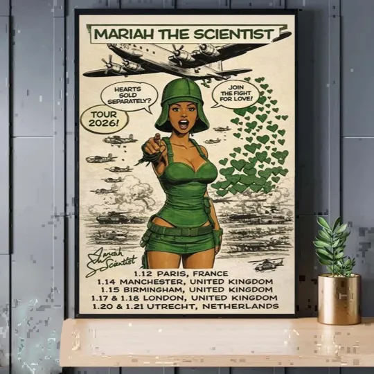 Mariah The Scientist Tour Jan 2026 Poster