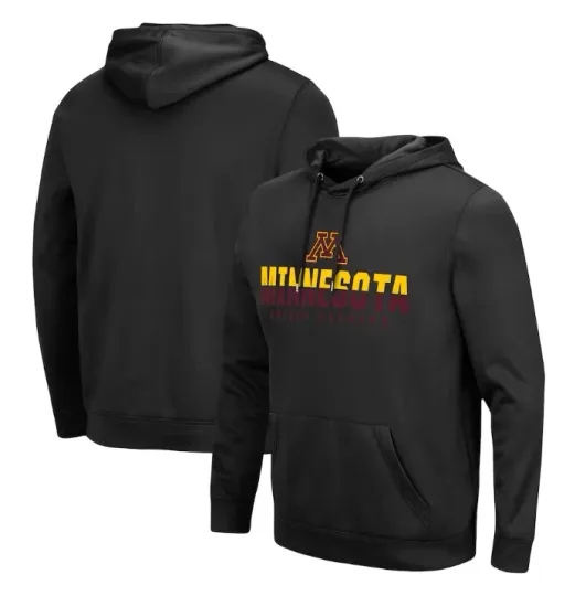 Discover Minnesota Golden Gophers Men's Black Lantern Hoodie