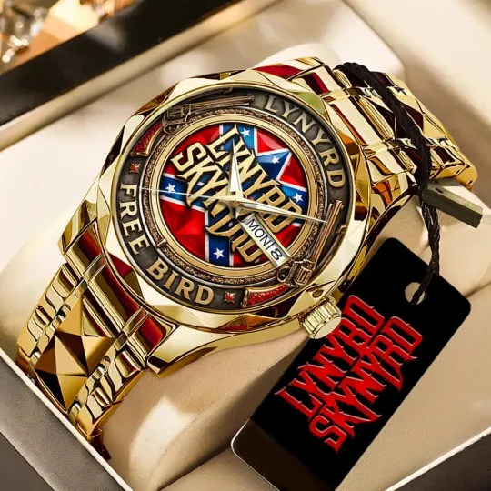 Discover Lynyrd Skynyrd Stainless Steel Quartz Watch for Men
