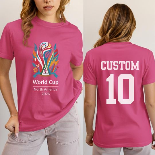 World Cup 2026 Custom Name & Number  T-Shirt