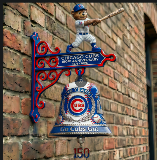 Chicago Cubs – 150th Anniversary Commemorative Wall Bell