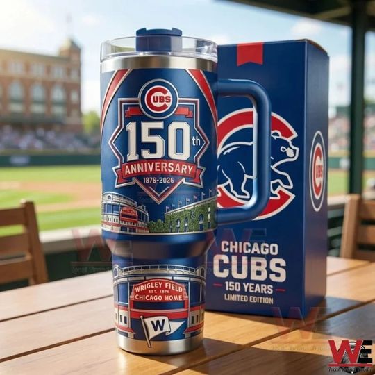 2026 Chicago Cubs 150th Anniversary Tumbler