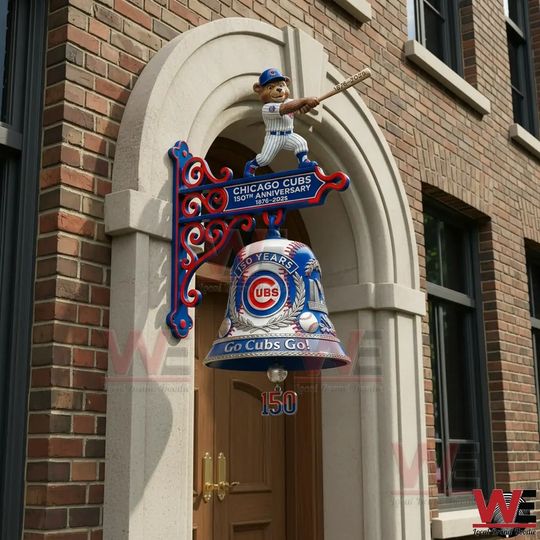 Chicago Cubs 1876-2026 150th Anniversary Wall Bell