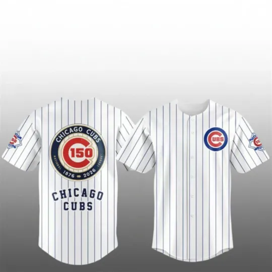 Chicago Cubs Celebrate 150th Anniversary 2026 Jersey